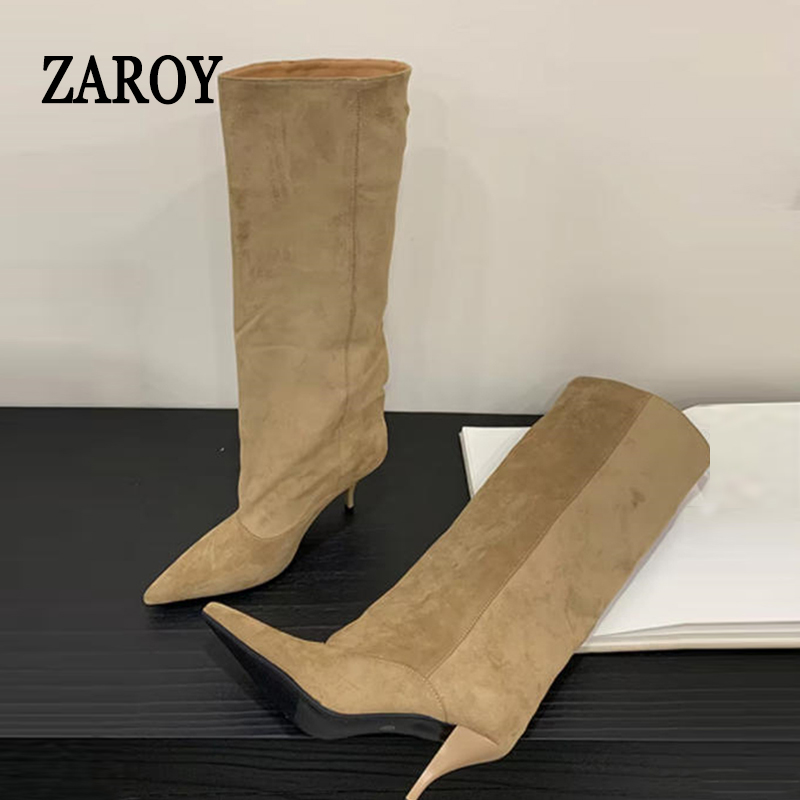 Knee High Boots Women - Botas Femininas ZAROY de Cano Alto