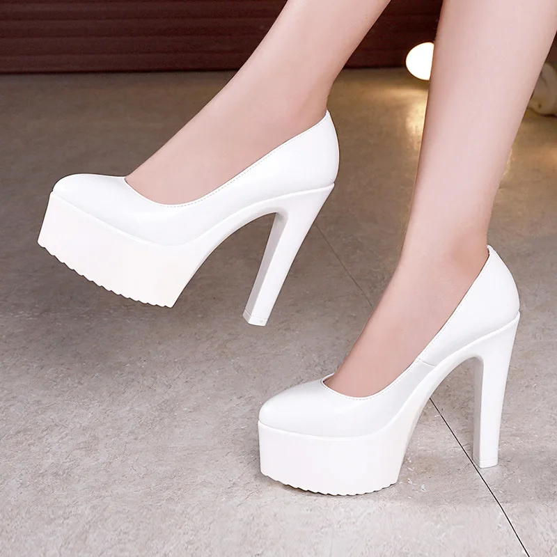 Court Heel Pointed - 11cm 13cm tamanho pequeno 32-43 moda