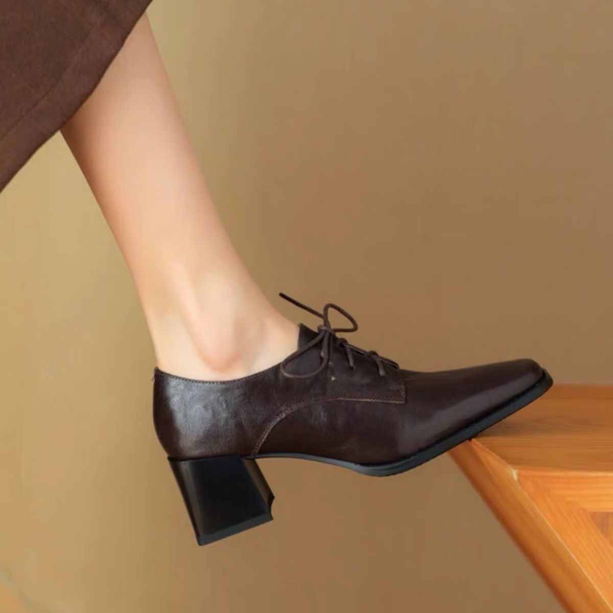Sapatos Oxford femininos com b - Oxford Lace Up Women avaliação e preço