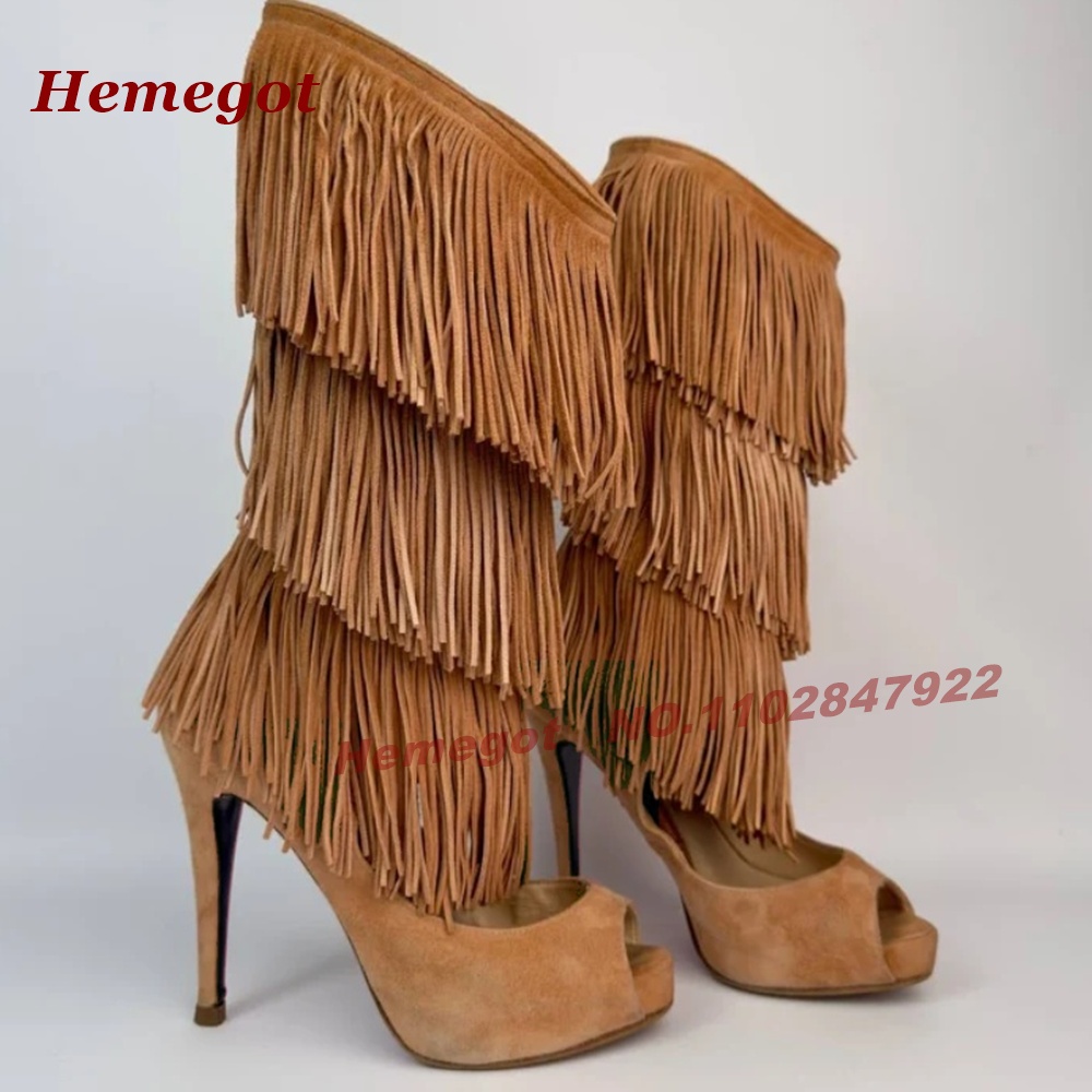 Sandálias Botas de Salto Alto  - Knee High Boots Women avaliação e preço