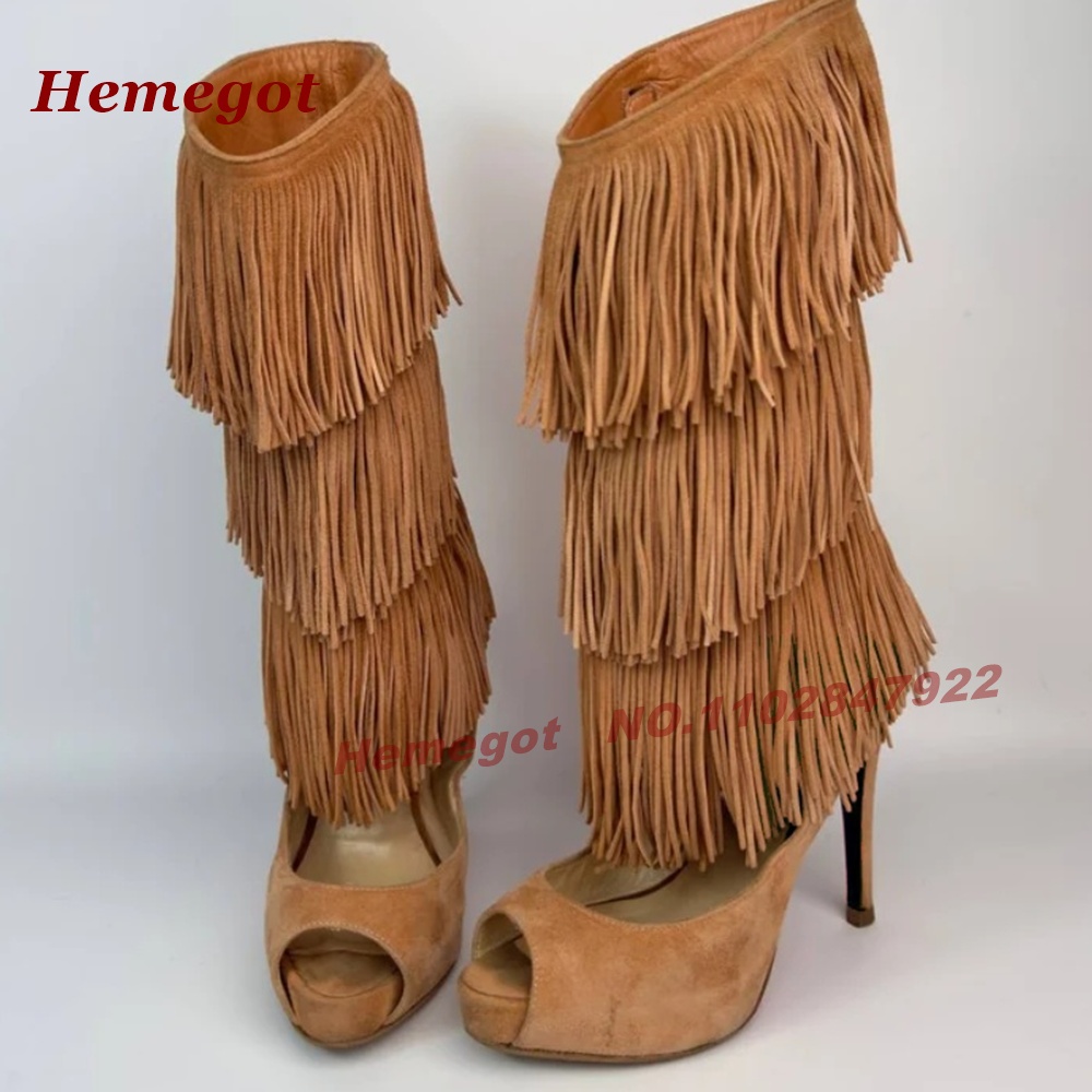 Sandálias Botas de Salto Alto  - Knee High Boots Women avaliação e preço