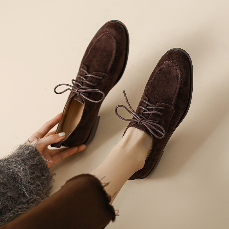2025 primavera e outono novas  - Oxford Lace Up Women avaliação e preço