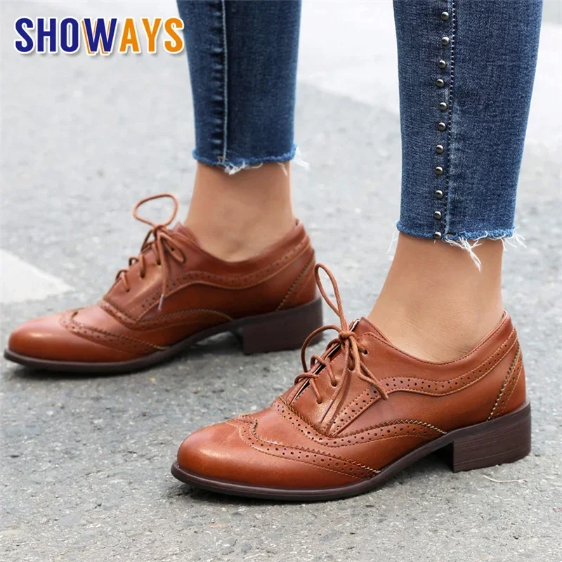 Sapatilhas britânicas mulheres - Oxford Lace Up Women avaliação e preço