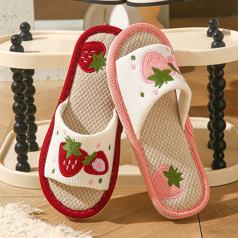 Chinelos de Linho com Estampa  - Mule Slip On avaliação e preço